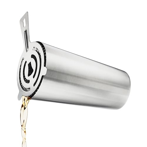 True Hawthorne Strainer, Stainless Steel Strainer, Cocktail Strainer for Drinks, Martini Strainer, Strainer for Bartending, Bar Accessories, Bar Tools