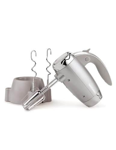 Betty Crocker 7-Speed Power-Up™ Hand Mixer with Stand, BC-4208S, Silver