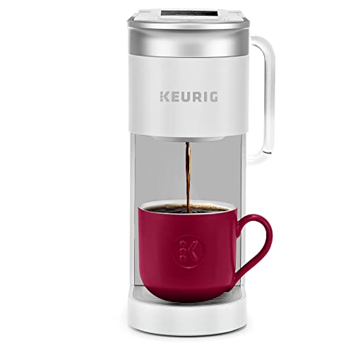Keurig K-Supreme SMART Single Serve Coffee Maker With WiFi Compatibility, 4 Brew Sizes, And 66oz Removable Reservoir, Compatible with Alexa, White