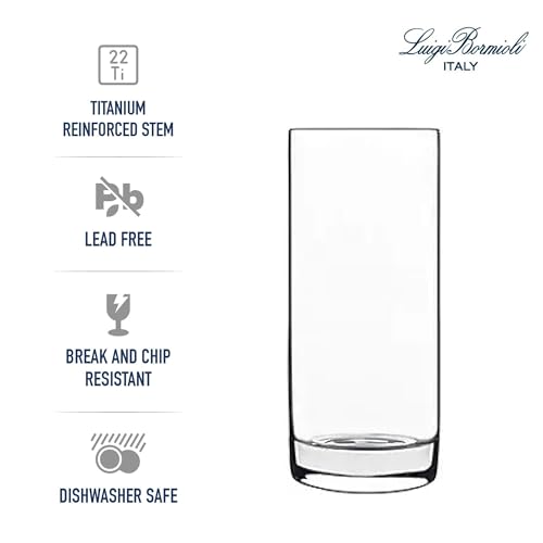 Luigi Bormioli Classico Highball Glasses - Clear, Set of 4