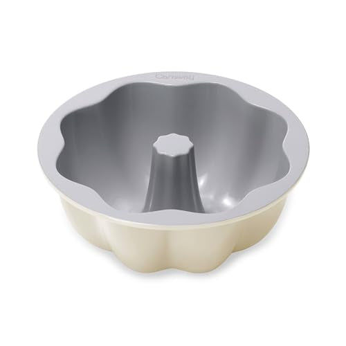 Caraway Fluted Cake Pan, 9.5” Non-Stick Ceramic Baking Pan, Ergonomic & Easy to Handle, Oven Safe up to 550ºF