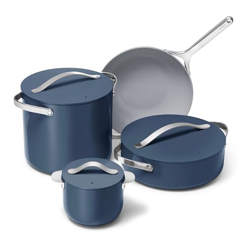 Caraway Cookware+ Collection, Specialty Cookware Set, Petite Cooker, Stir Fry Pan, Rondeau, & Stock