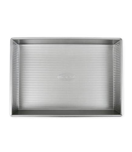 USA Pan Bakeware Rectangular Cake Baking Pan, 9 x 13 inch, Nonstick & Quick Release Coating, Aluminized Steel