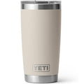 YETI Rambler 20 oz Tumbler, Stainless Steel, Vacuum Insulated with MagSlider Lid, Cape Taupe