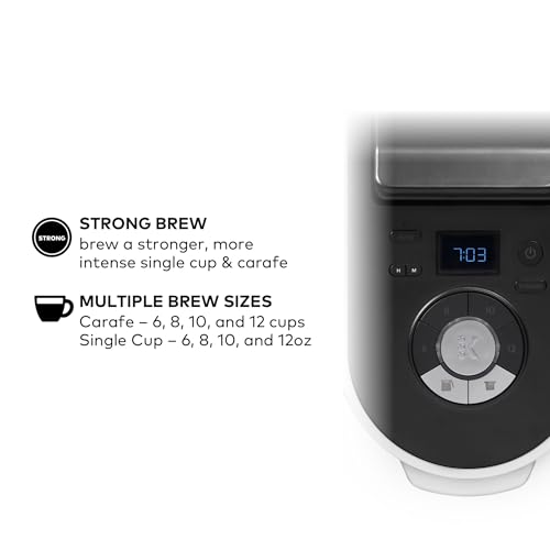 Keurig K-Duo Plus Single Serve & Carafe Coffee Maker, Multi-Position 60oz Removable Reservoir, Programmable Auto Brew Carafe, Black