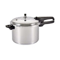 Mirro 92160A Polished Aluminum 10-PSI Pressure Cooker Cookware, 6-Quart, Silver -