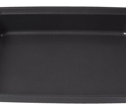 Rachael Ray Yum-o! Bakeware Oven Lovin' Nonstick Loaf Pan, 9-Inch by 5-Inch, Gray with Orange Handles