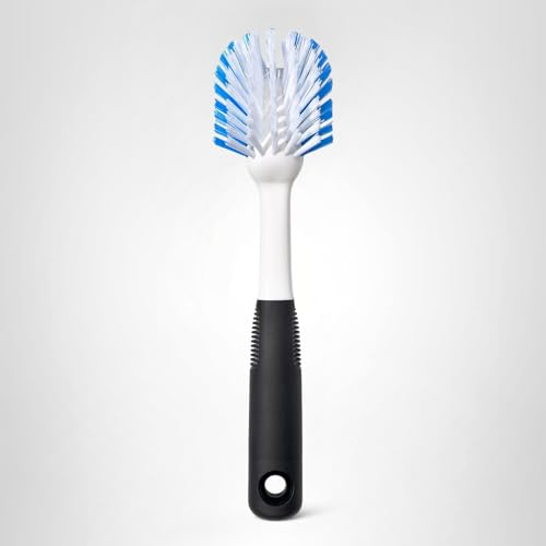 OXO Good Grips Dish Scrub Brush with Non-Slip Handle, Nylon Bristles