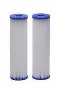 EcoPure EPW2P Pleated Universal Whole Home Water Filter 2-Pack – Fits Standard Capacity Systems – NSF Certified – 30 Micron – Reduces Sediment, Sand, Dirt & Rust – 3-Month Life per Filter