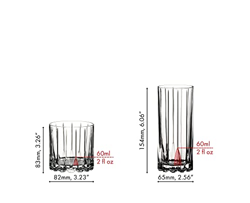 Riedel Drink Specific Glassware Rocks & Highballs, Set of 8