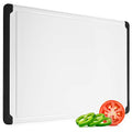 Extra Large Plastic Cutting Board for Kitchen - 18 Inch Dishwasher Safe Cutting Board, Reversible Chopping Board with Juice Groove + Non Slip Feet for Meat, Fruit, Vegetables, Meal Prep by Belwares