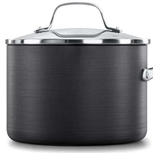 Calphalon Classic 3.5 Quart Sauce Pan with Lid, Hard Anodized Nonstick Cookware, AquaShield Technology, Dishwasher and Oven Safe