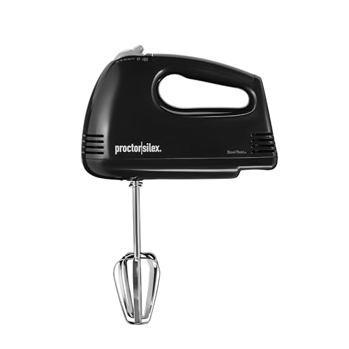 Proctor Silex Easy Mix 5-Speed Electric Hand Mixer with Bowl Rest
