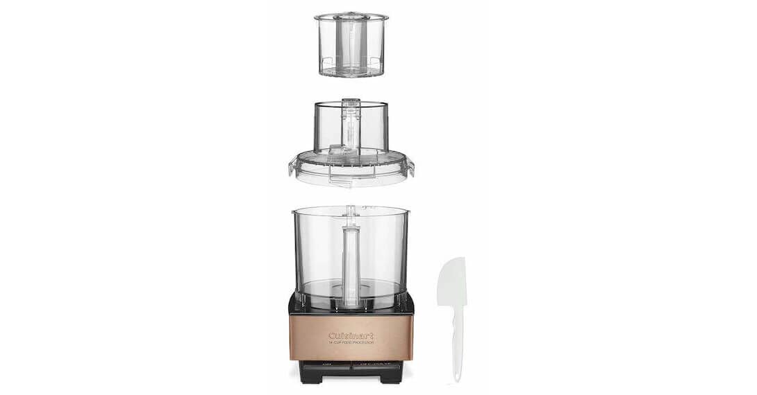 Cuisinart Food Processor 14-Cup Vegetable Chopper for Mincing, Dicing, Shredding, Puree & Kneading Dough, Copper, DFP-14CPY
