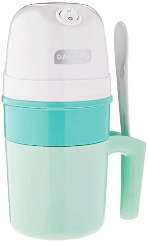 Dash My Pint Ice Cream Maker - Compact & Convenient Single-Serving Ice Cream Maker - Makes Gelato, Sorbet & Frozen Yogurt - 1.6 Cups, Aqua