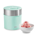 Dash Deluxe Gelato & Ice Cream Maker - HomeMade Dessert Maker with One-Touch Churning - Space-Saving Design & Easy to Clean - 2 Quarts, Aqua