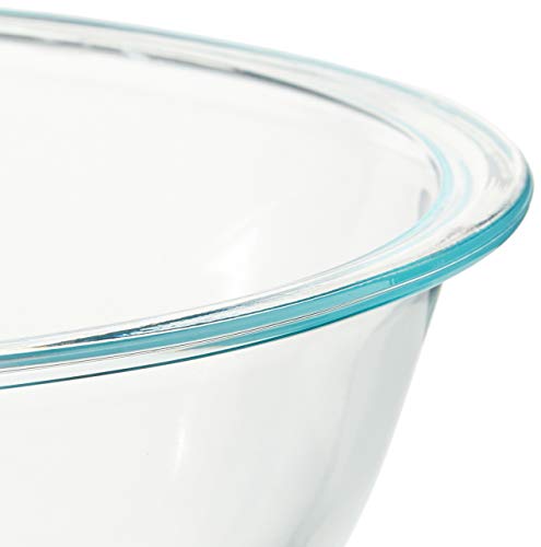 Pyrex Smart Essentials Glass Bowls with Plastic Lids, 8-Piece Set