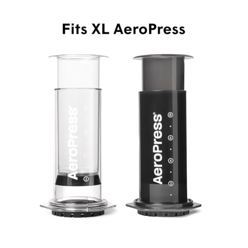 AeroPress XL Coffee Maker Natural Paper Micro-Filters – Round Replacement Coffee Filters, Unbleached, Compostable Paper Filters, Fits XL Size AeroPress Coffee Makers, 200 Count