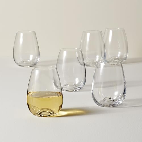 Lenox Tuscany Classics Stemless Glass Set, Buy 4 Get 6, 2.6 LB, Clear