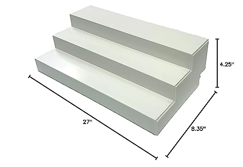 Dial Industries 3 Tier Adjustable Canned Goods Shelves for Kitchen Cabinet and Pantry Organization, Standard