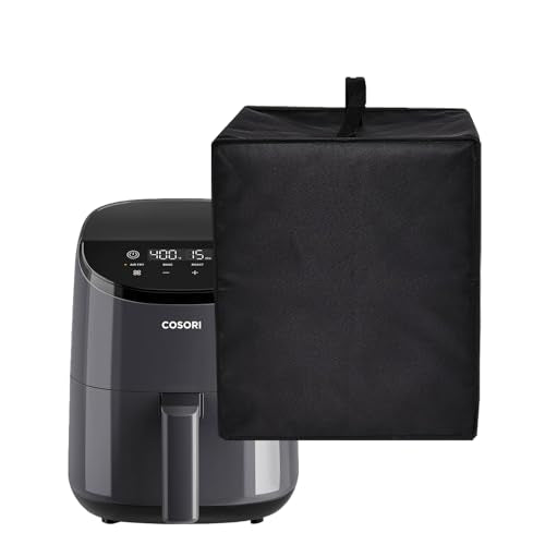 CouldyCasi Air Fryer Cover Heavy Duty Heat-Resistant Waterproof Dust Protective Cover Case for COSORI Air Fryer 2.1 Qt Small