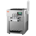 VEVOR Commercial Ice Cream Machine, 21 QT/H Soft Serve Ice Cream Maker with LCD Panel Auto Clean 3-Flavor Pre-cooling for Restaurant Snack Bar