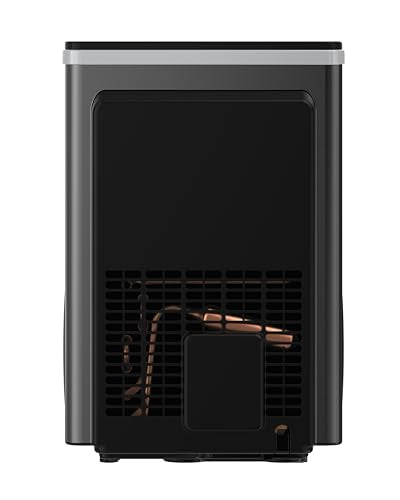 Frigidaire Countertop Crunchy Chewable Nugget Ice Maker, 33lbs per Day, Gunmetal