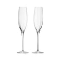 Waterford Elegance Optic Classic Champagne Flute, Pair