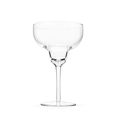 True Grande Gulp Margarita Glass, Giant Stemmed Cocktail Glasses, Perfect for Birthday, Anniversary, Bachelor, Bachelorette, Beach, Outdoor Party, Drinkware, 25 oz (750 ml), Set of 1