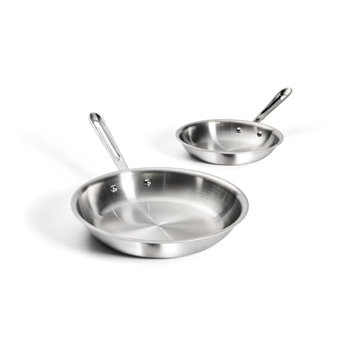 All-Clad D3 Stainless Steel 8 and 10 inch Frying Pans