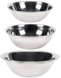 Vollrath Set of 3 Mixing Bowls: 4-Quart, 5-Quart and 8-Quart