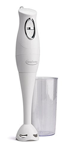 Betty Crocker Hand Blender with Beaker, White, BC-1303CK