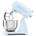 SMEG SMF05 Forte 5-Qt Stand Mixer with 750W Motor, Smooth Start & SteadyMix, Flex Edge Beater, 10 Speeds, Stainless Steel Bowl – Retro 50’s Style Planetary Mixer for Dough, Baking & Desserts-Blue