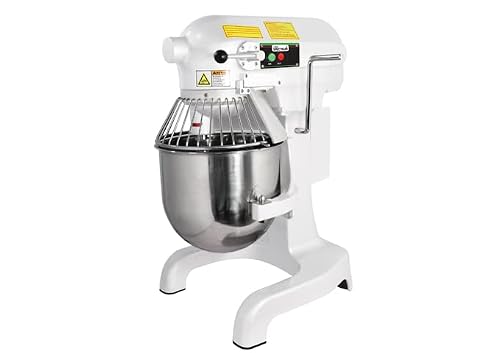 Winco Commercial-Grade Planetary Mixer, 10 Liter,White