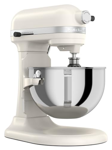 KitchenAid 5.5 Quart Bowl-Lift Stand Mixer with 11 Speeds, KSM55SXXX, Porcelain White