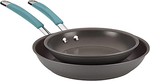 Rachael Ray 87643 Cucina Hard Anodized Nonstick Frying Pan Set / Fry Pan Set / Hard Anodized Skillet