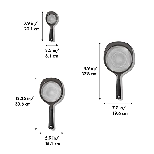 OXO Good Grips 3-Piece Strainer Set