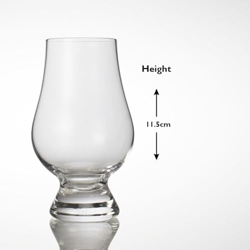 GLENCAIRN Whisky Glass in Gift Carton - Crystal Whiskey Drinking Glass for Tasting and Sniffing - Transparent and Suitable for Scotch, Brandy, Bourbon, and Rum, Great Gift for Family and Friends