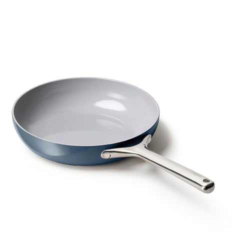Caraway Nonstick Ceramic Frying Pan (2.7 qt, 10.5"), Non Toxic, PTFE & PFOA