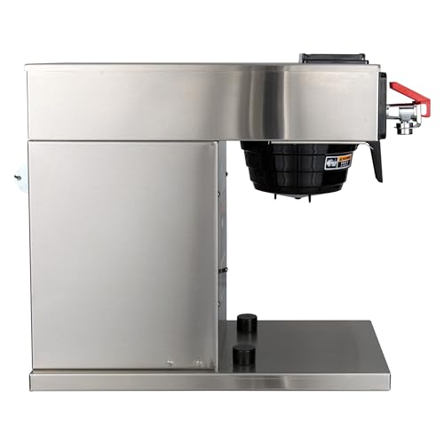 BUNN 12950.0360 12 Cup CWTF15-TC Automatic Commercial Thermal Coffee Brewer, Black/Stainless (120V)
