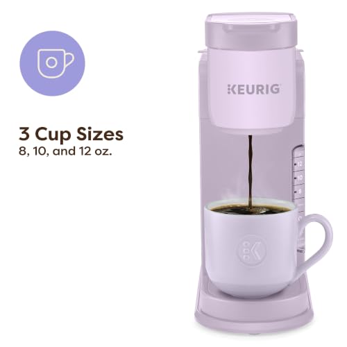 Keurig K-Express Single Serve K-Cup Pod Coffee Maker, 3 Brew Sizes, Strong Button Feature, 42oz Removable Reservoir, Lavender