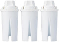 Amazon Basics Enhanced Replacement Water Filters for Water Pitchers, BPA-Free, WQA & NSF Certified, Compatible with Brita Water Pitchers & Drinking Water Filter Systems, 6 Month Filter Supply, 3-Pack