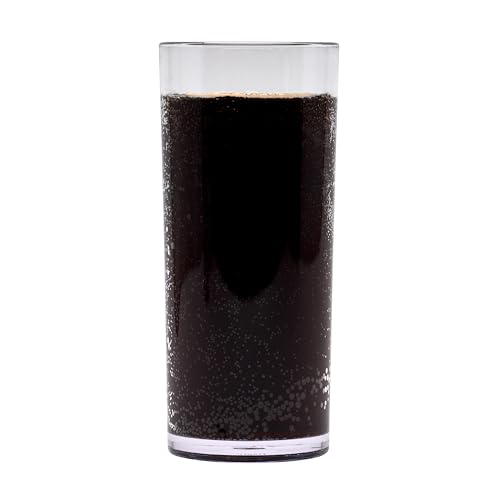 G.E.T. H-16-1-SAN-CL-EC 16 oz. High Ball Glasses, Reusable Plastic (Pack of 4)