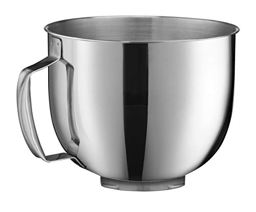 Cuisinart SM-50FR 5.5-Quart Stand Mixer, Brushed Chrome, White (Renewed)