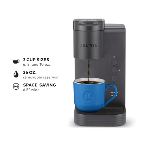 Keurig K-Express Essentials Matte Gray Single-Serve K-Cup Pod Coffee Maker