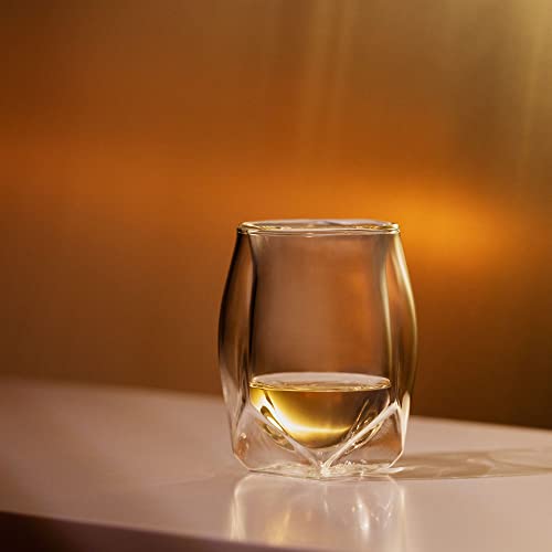 NORLAN WHISKY GLASS (Clear Single Glass with Polishing Cloth)