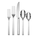 Oneida Silverware Set, Chefs Table 20 Piece Everyday Flatware Set, Service For 4, 18/0 Stainless Steel, Dishwasher Safe, Knives Spoons And Forks Sets, Home And Kitchen Utensils (Silver, 20 Piece)