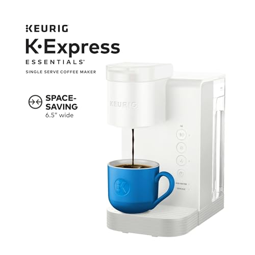 Keurig K Express Essentials Single Serve K Cup Coffee Maker (White)