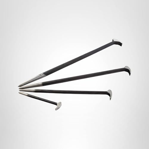 SUNEX TOOLS 9804 Rolling Head Pry Bar Set, 6-Inch - 20-Inch, 4-Piece