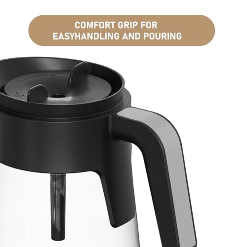 12-Cups Coffee Maker Carafe Replacement Pot Compatible with Ninja Coffee Maker CFP101 CFP201 CFP301 CFN601 CM401 CFP200 CFP250A CFP300 CFP305 CFP307 CFN602 CM400 CM401 CF090 CF091 CF092